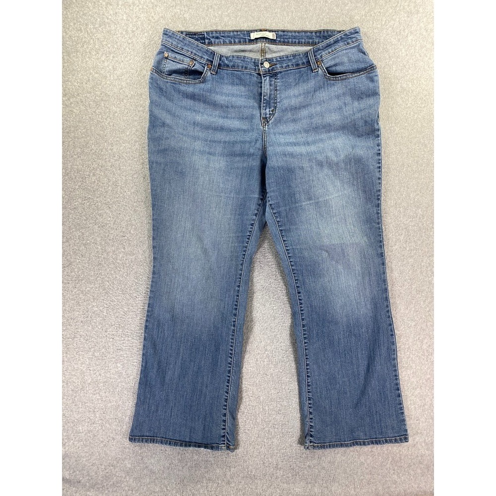 Levi's 580 Jeans Women Plus Size 20M Bootcut Light Blue Denim (Fits‎ 38x31)